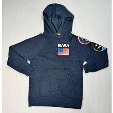 Buzz Aldrin NASA Hoodie Navy Blue Youth XSmall