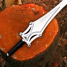 Handmade He-Man Power Sword Replica Fantasy Sword with Leather Handle Sheath