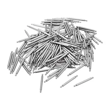 14mm Watch Band Pin 1.3mm Dia Steel Single Flanged End Spring Bar Pins 200pcs