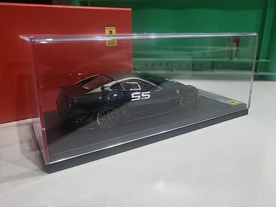 1/43 LOOKSMART LS368M - Ferrari 599XX Clienti #55 Nero Daytona - Immagine 2 di 3