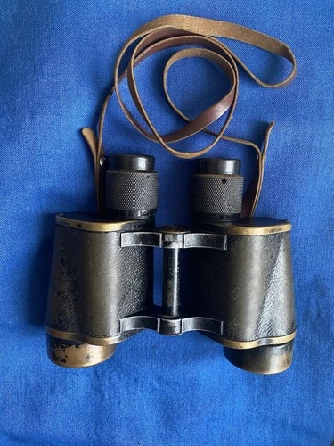 USSR Soviet Russian WW2 Red Army RKKA field binoculars AU 8x40. 1935. Rare.