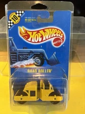 1991 Hot Wheels ROAD ROLLER #55 NIP IN PROTECTOR PACK  RARE HTF