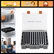 Battery Organizer Storage Case - Portable, Compact, Holds 200 Batteries, Easy A