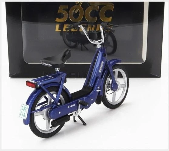 50CC-LEGENDS 50CC10032 PIAGGIO - VESPA CIAO 1985 (FOR GERMANY) - BLUE MET - 1/10 - Immagine 2 di 2