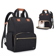 Breast Pump Storage Backpack Teamoy Large Travel Bag NWOT Gray Keep Cool Pocket