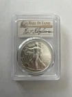 2011 American Silver Eagle MS70 FDOI HOF Bert Blyleven Signed Pop 50