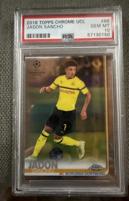 2018-19 Topps Chrome UEFA Champions League - Jadon Sancho #86 (RC)