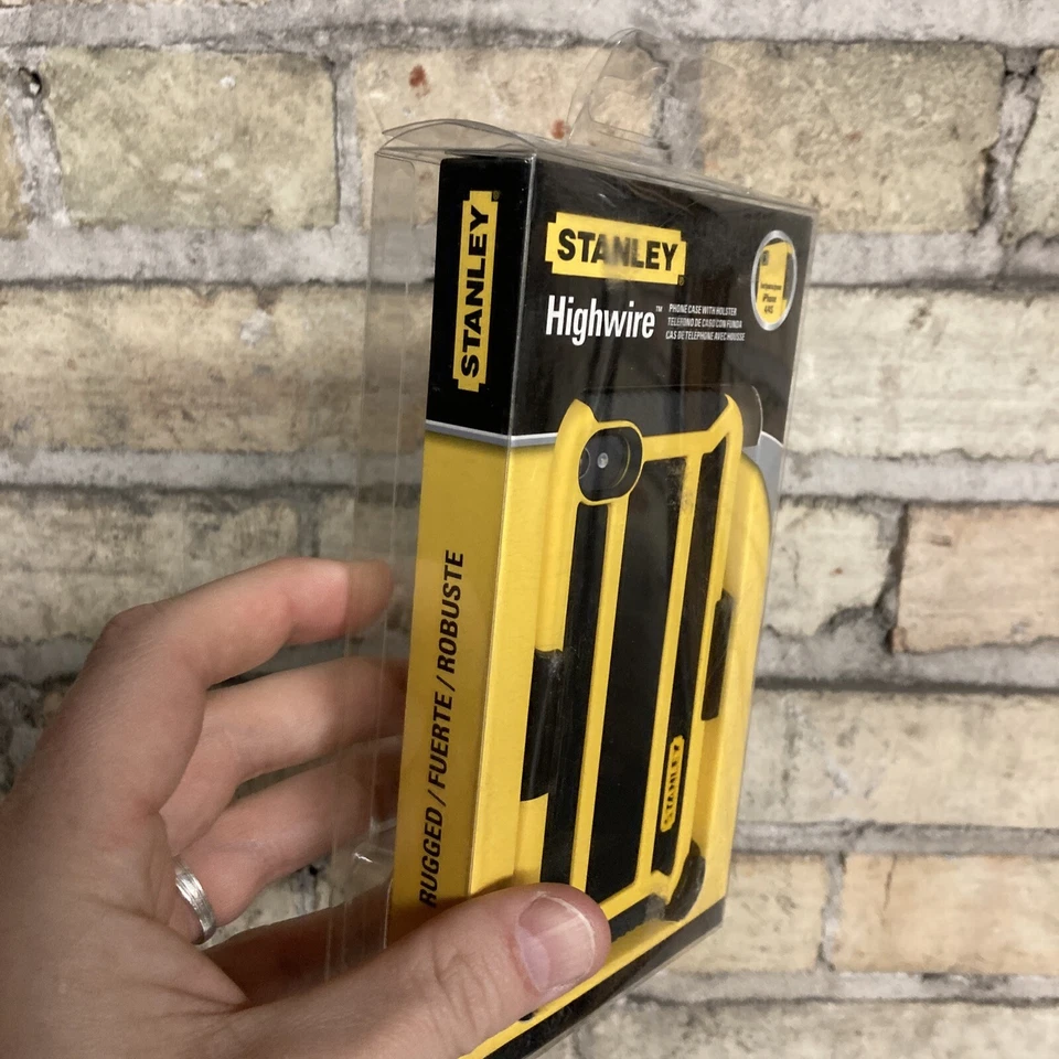 Funda de teléfono Stanley Highwire con funda iPhone 4/4S resistente inteligente negra/amarilla nueva en paquete Foto 4 de 4