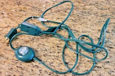 Extension Cord W On/Off Switch, 8 Ft 2 Outlets Power Cord W Safety Outlet Cover