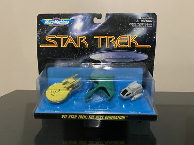 Micro Machines Vehicle Ship Collection Star Trek Next Generation Figures New