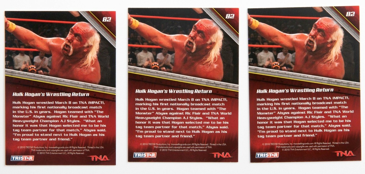 Hulk Hogan 2010 TriStar TNA New Era Card #82 WWE WCW WWF Wrestling 