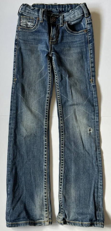 Jeans de tiro bajo para niña COWGIRL TUFF - DON'T FENCE ME IN - Talla 7 -22x25 Foto 2 de 4