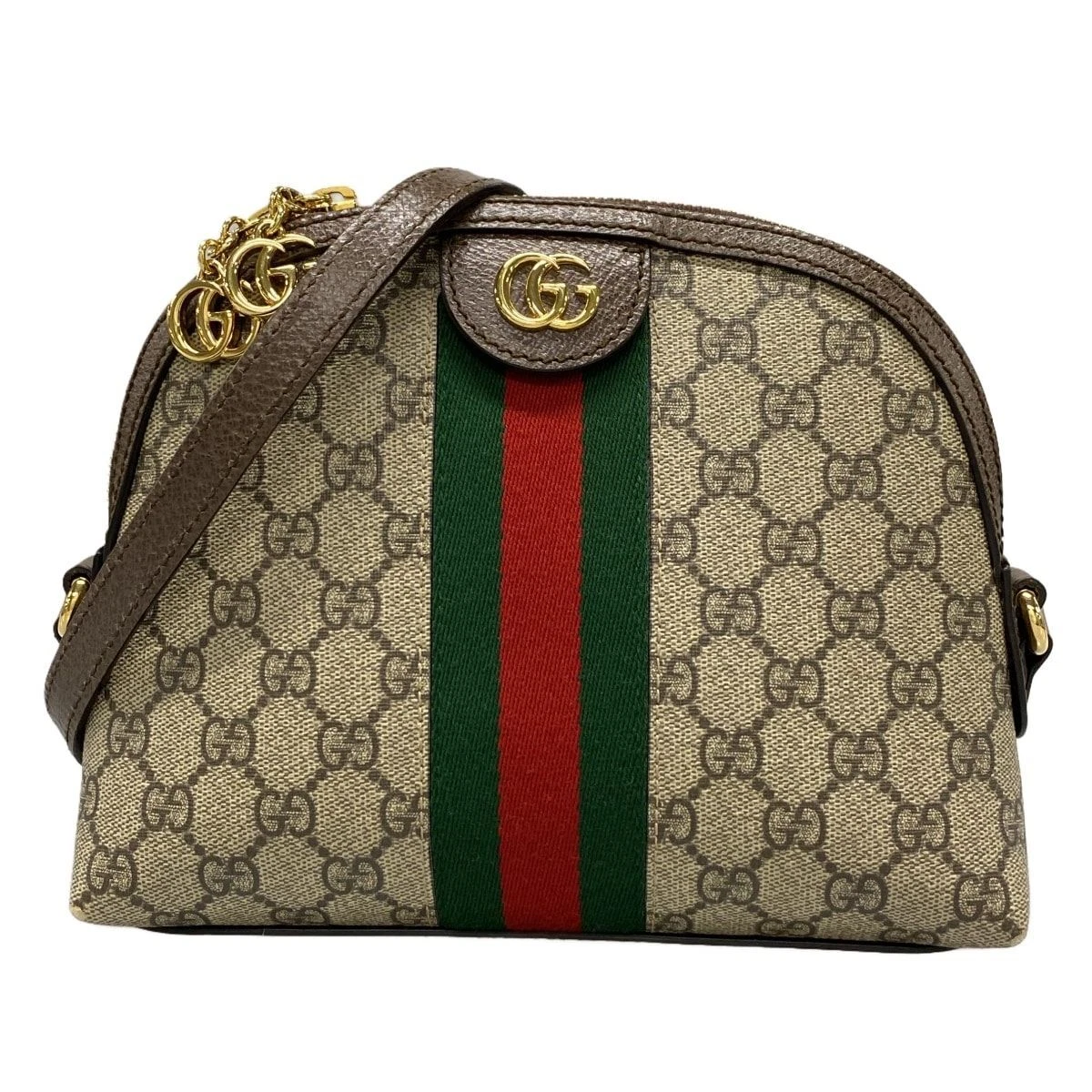 Sac bandoulière GUCCI Ophidia GG bandoulière cuir suprême bande toile or