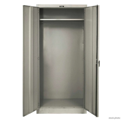 Hallowell 400 Series Solid Metal Door Cabinet, 36x24x72, Gray, 435W24HG, Unassem