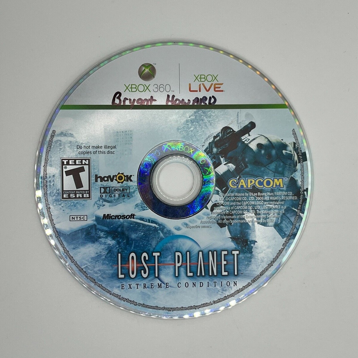 Lost Planet Extreme Condition Xbox 360 - DISC ONLY 13388330027 | eBay