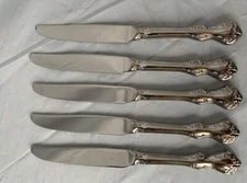 Wallace Silversmiths Continental Camden 18/10 5 Dinner Knives