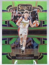 2024 Select WNBA Concourse Nancy Lieberman #96 Neon Green Prizm /75
