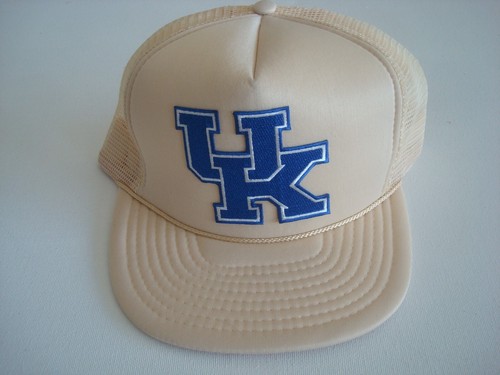 KENTUCKY WILDCATS     ROPE TRUCKER   90S GOLF BEACH SNAPBACK HAT CAP VINTAGE S5