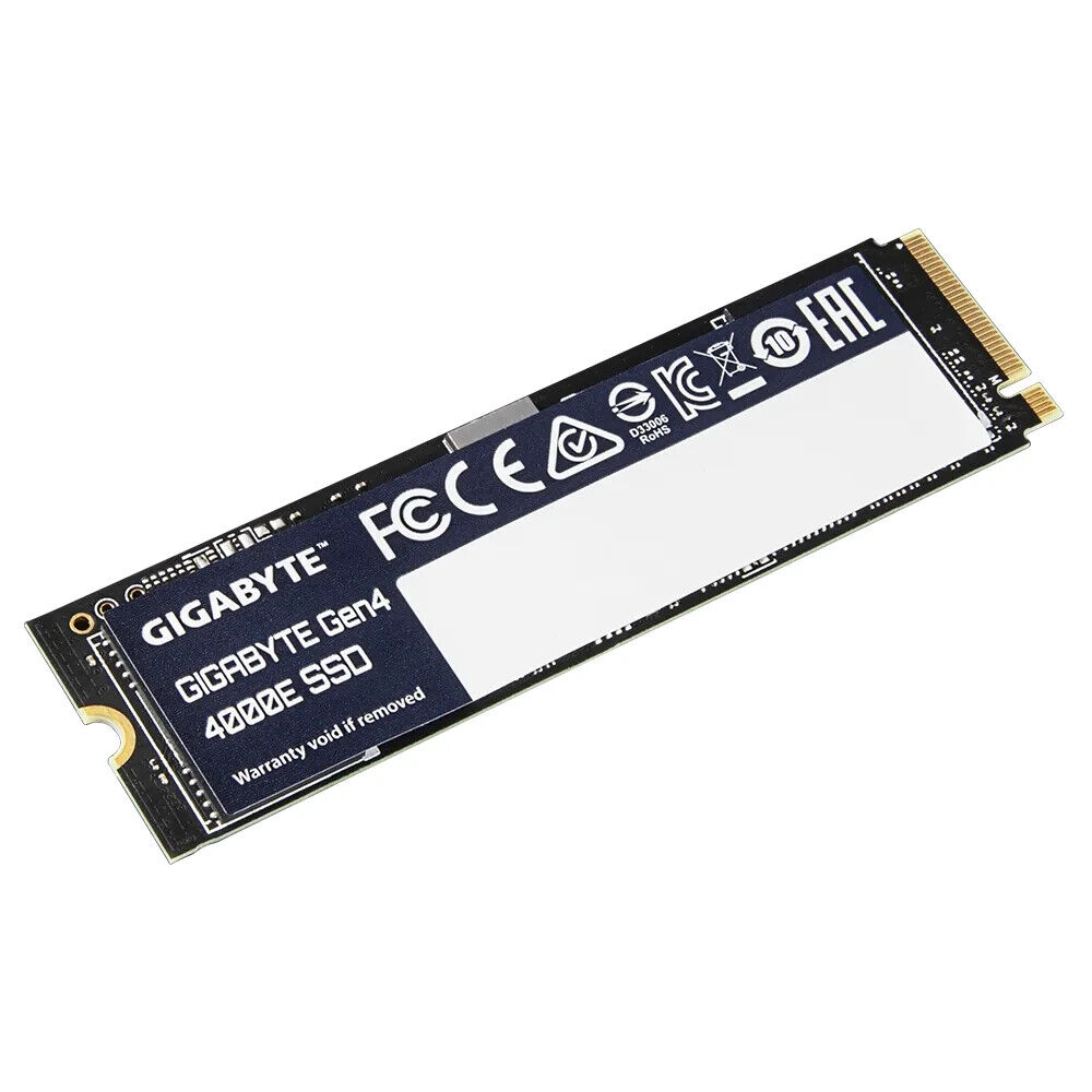 Gigabyte SSD 1.0TB 4000E Gen4 M.2 2280 NVMe 1.4 G440E1TB Up to 4000 MB/s | eBay Gigabyte SSD 1.0TB 4000E Gen4 M.2 2280 NVMe 1.4 G440E1TB Up to 4000 MB/s | eBay