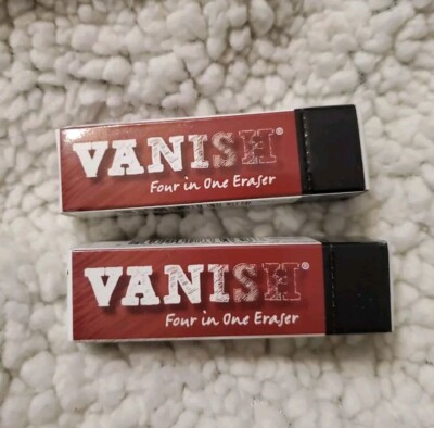 2x Acurit Vanish Four in One Art Eraser (1 Pack) -No Mess Pencil Eraser Replaces