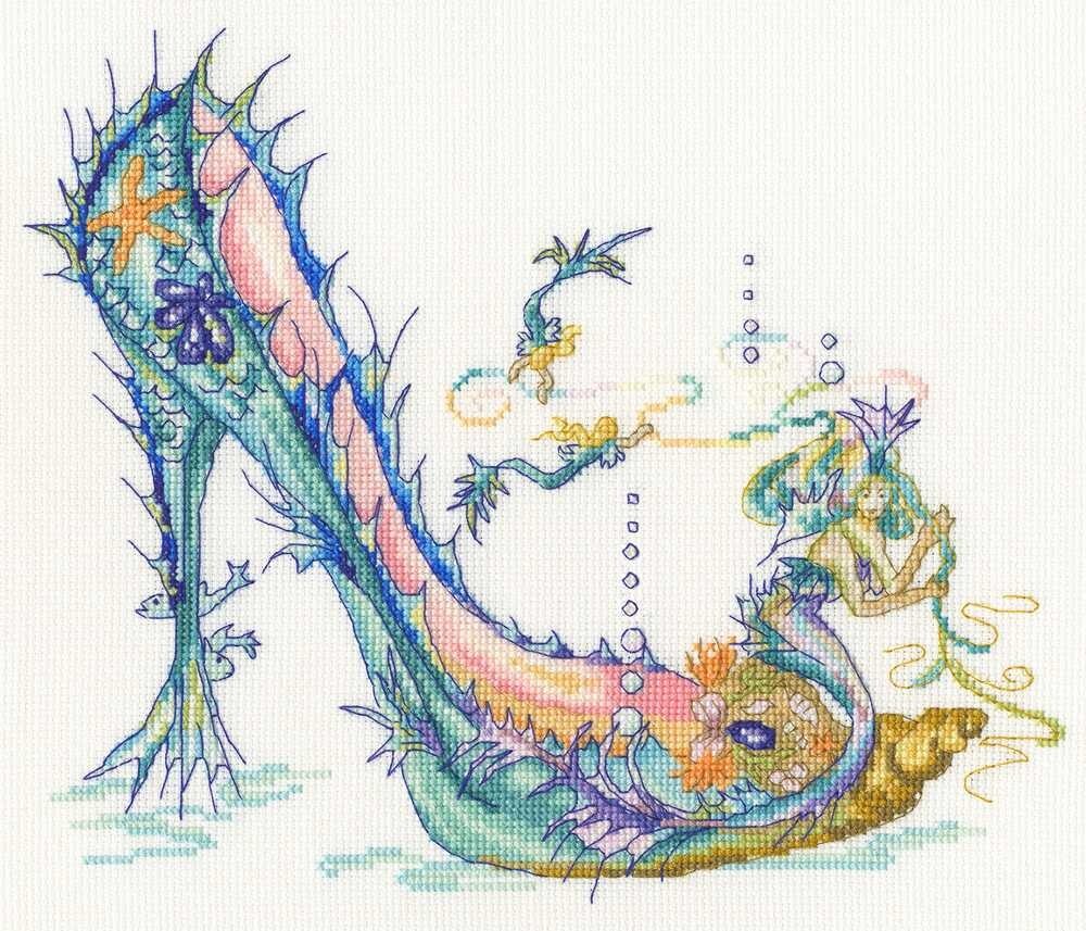 The Siren Cross Stitch Kit - Bothy Threads