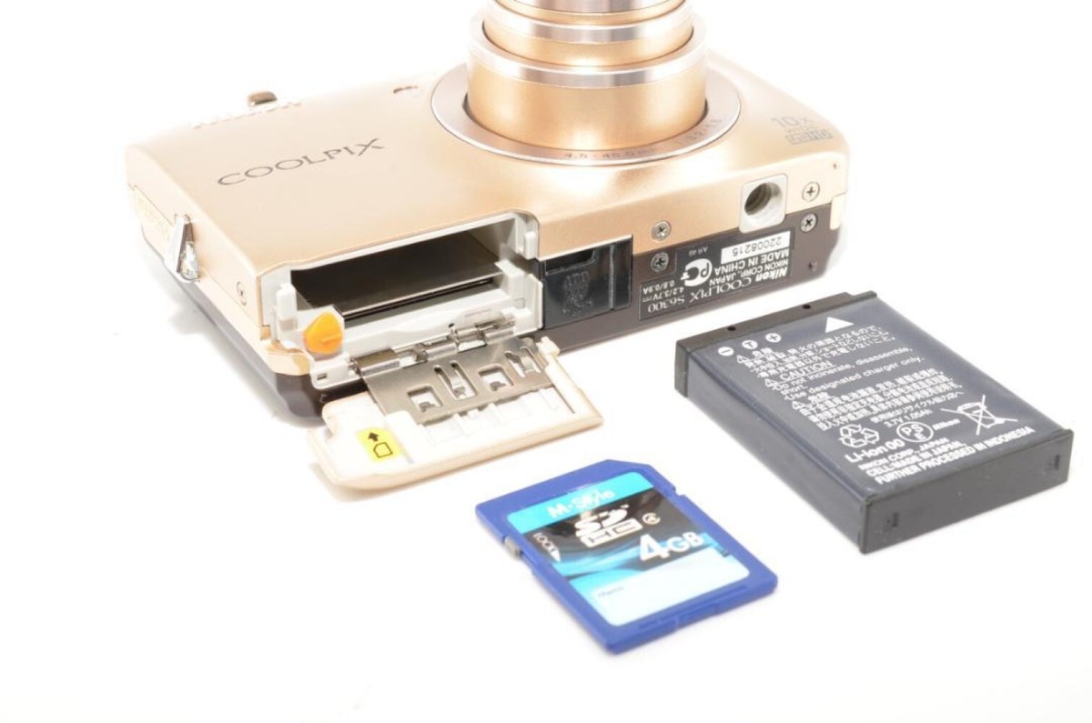 Nikon COOLPIX S6300 Gold Digital Camera Japan Used | eBay