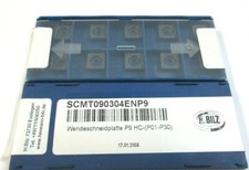 10 BILZ Wendeplatten  SCMT 090304ENP9 P9 HC P01-P30 Neu H40069