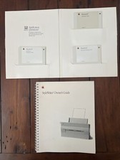 Apple Macintosh Stylewriter Owner's Guide 1991 W/ Installation Disk 2 Disks