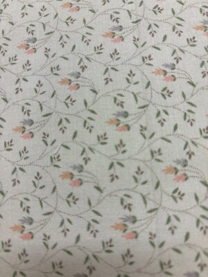 RJR FABRICS - TUSCANY - NOSEGAYS-FLORAL ON SAGE- BY THE YARD