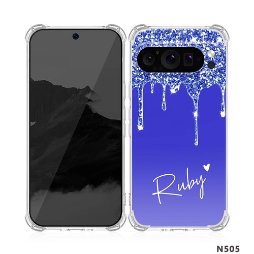 Personalisierte Handyhülle mit Namen Bumper Soft TPU für Google Pixel 9 Pro XL 8A 8 7 6A - Bild 38 von 54
