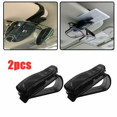1Paar Autozubehör Sonnenbrillen Clip Kartenhalter Brillen Clip Sonnenblende Clip