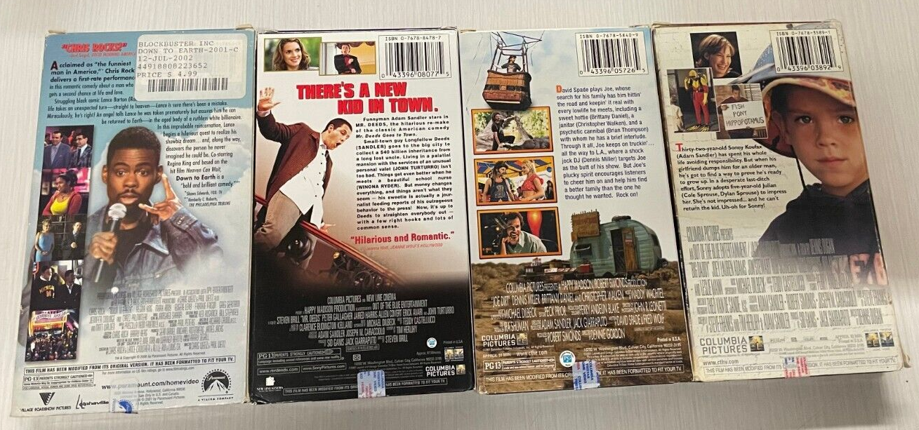 15 VHS Joe Dirt High School High Anchorman Corky Romano Superstar Mr