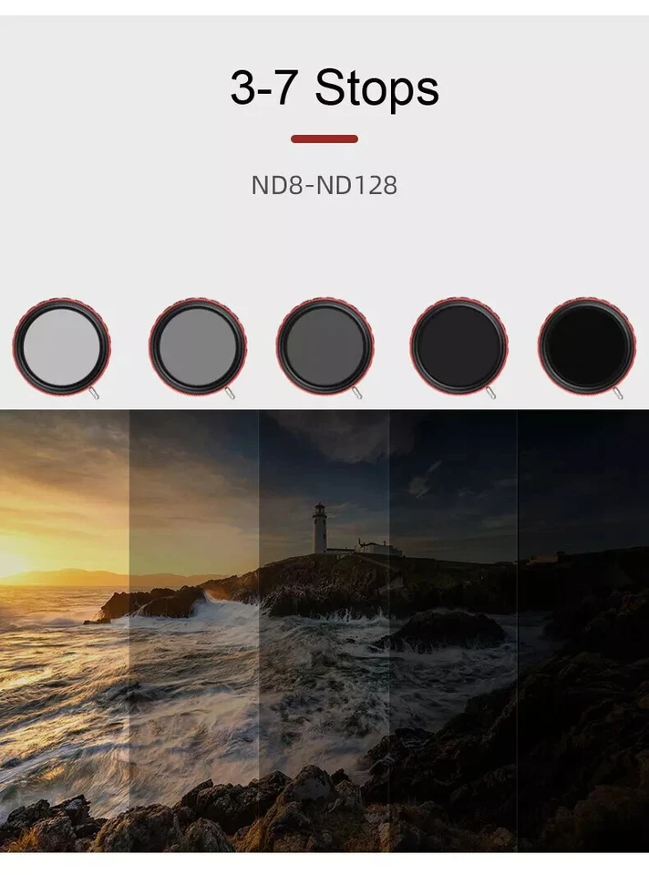 Haida PRO II CPL-VND 2 in 1 Filter, Variable ND 3-7 Stops CPL, 67/72/77/82/86mm - Bild 4 von 4