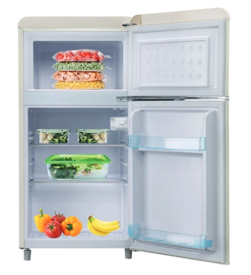 FRIGORIFERO CON COMPRESSORE 100 LITRI MINI FRIGORIFERO DCG CLASSE E CONGELATORE - Immagine 3 di 4