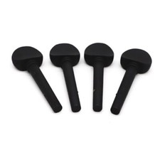 4pcs/set Faux Ebony Violin Violin Tuning Pins For 1/8 1/4 1/2 3/4 4/4 Black