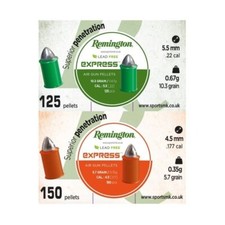 Remington Pointed Lead Free PROMETHEUS Pellets .177 .22 Hunting Pistol Rifle