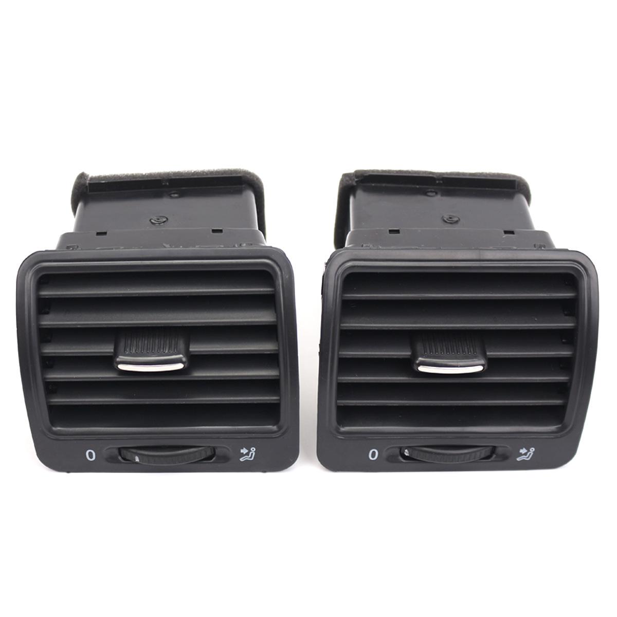 Pair Car Central Air Conditioner Outlet Vent For VW Jetta MK5 Golf