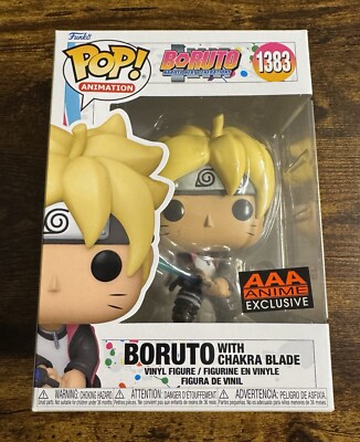 Funko POP! Boruto W/ Chakra Blade~#1383~AAA Exclusive~limited Edition~New In Box