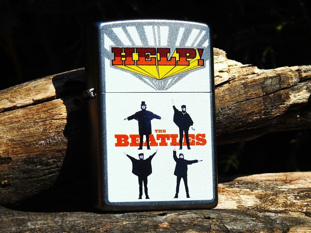 Zippo Lighter - The Beatles - HELP - John Lennon, Paul McCartney 