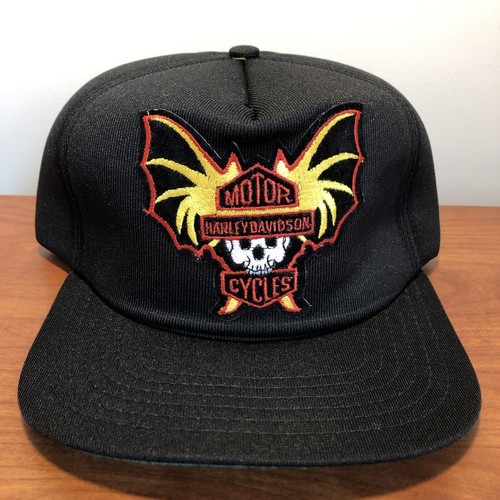 Harley Davidson Hat Snapback Cap New Era Vintage 80s Motorcycles Biker Rare  USA | eBay
