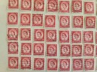 Vtg Queen Elizabeth II Postage Stamp 50s Timbre Revenue E R Estate LOT 75 STAMPS — photo 3