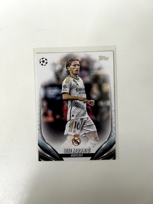 Carte Luka Modric 2024 Topps Chrome UEFA #5 – Real Madrid – Collectionneur