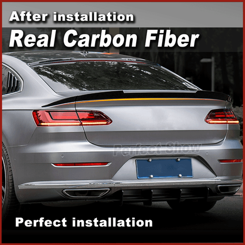 Alerón de carbono alerón trasero ala borde de demolición labio para Volkswagen CC Arteon 19 - Imagen 4 de 12