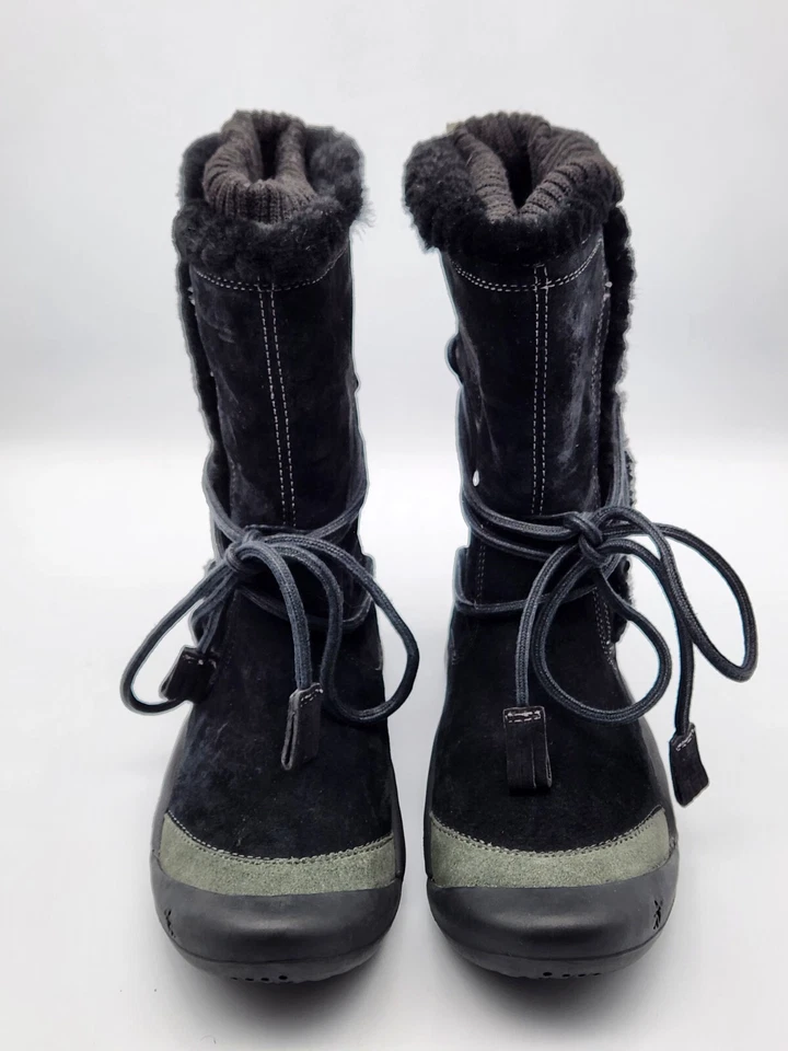 🔥Cushe IT Boot Cuff WP Women's Boots Black Suede Size US 6 Lace Up Snow Winter - Image 3 of 4