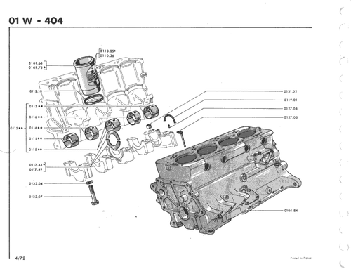 2 joints palier AR vilebrequin Peugeot D4 403 404 504 604 505 205 305 309 diesel - Picture 6 of 12