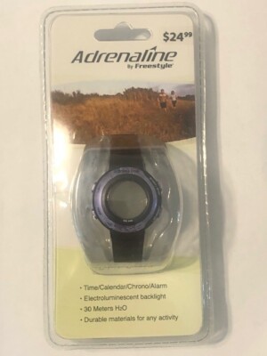 Adrenaline by Freestyle Digital Watch Calendar Alarm NEW OLD STOCK