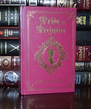 New Pride Prejudice Jane Austen Unabridged Deluxe Sealed Leather Bound Hardcover