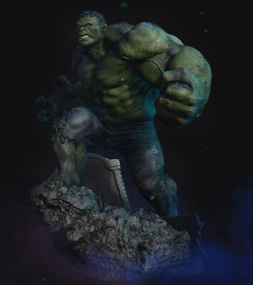 3D Print Immortal Hulk from Marvel Custom Resin Statue inch