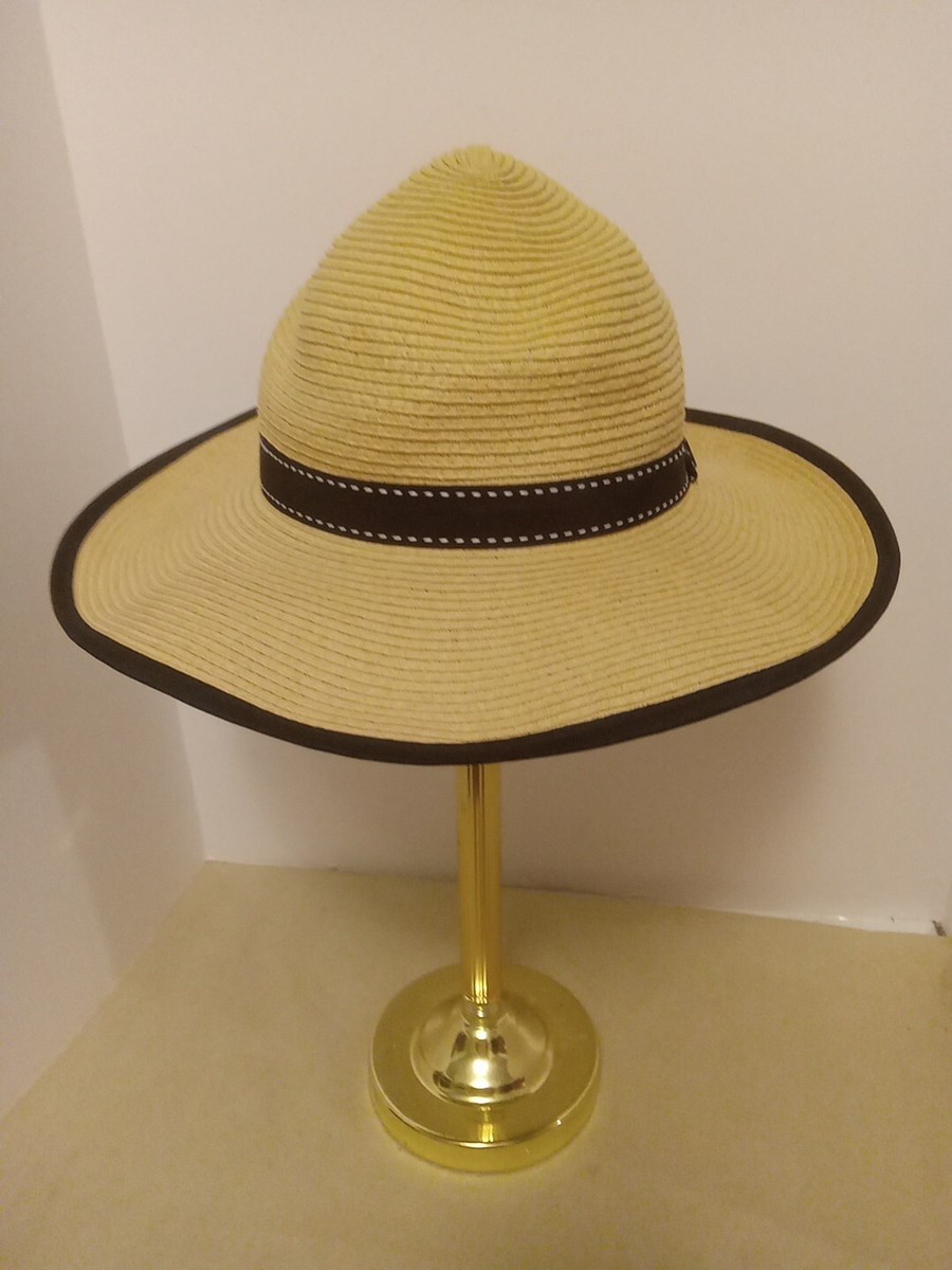 Straw Fedora Hat with Green Polka Dot Band Breezy Natural Straw Fedora: Adjustable, Lightweight  main image 4
