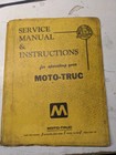Moto-Truc Pal-Sc Service Repair Manual Parts List Shop Book Forklift Truck